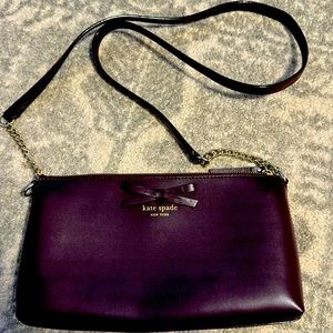 Kate Spade Crossbody Burgundy Bag